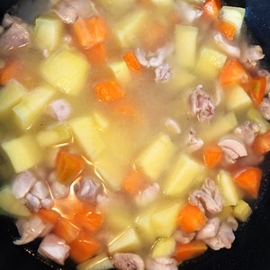 Little oil does not have salt the practice measure of full-bodied curry chicken 6