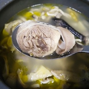 The practice measure of chicken of peppery pig abdomen 11