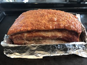 割れたカルボナード（焼いた豚の腹部の肉）Crispy Pork Belly 11の練習対策 