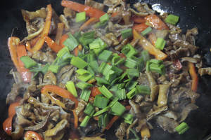 乾燥肉豚6の腸を揚げる小規模な対策