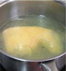 The practice measure of saliva chicken 2