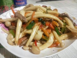 The practice measure that Bai Yugu fries dish of fleshy go with rice 3