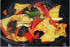 The practice measure of bean curd of the daily life of a family 8