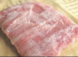 The practice measure of scrag of the pig that bake 1