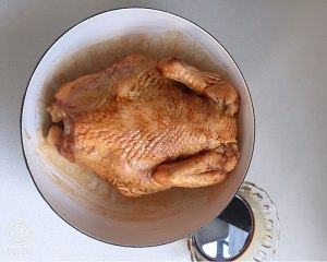 The practice measure of chicken of stew of electric rice cooker 3