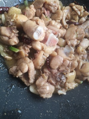 ごはん9を超える黄色の煮込み鶏肉のご飯の実習対策