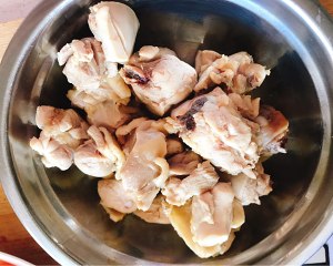 The practice measure of rice of yellow stew chicken 1