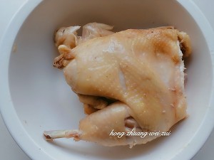 前夜祭の料理 旧正月--豚腹部鶏24 