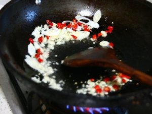 The practice measure of dish of go with rice of horn of fleshy foam beans 6