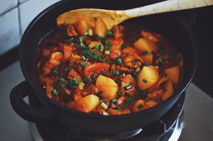 The practice measure of the tomato potato beef that stew 13