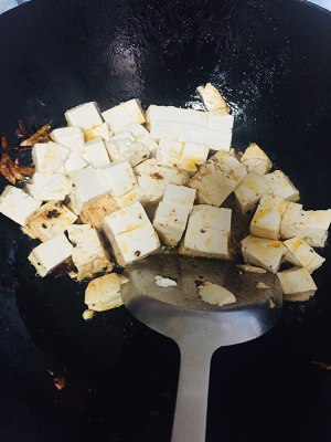 麻母豆 豆腐、家族の日常生活の実践の素早い労働者の料理、ひき肉を準備する必要はありません、ごはんの料理の実践尺度6 
