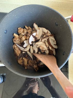 The practice measure of chicken of yellow stew of the little fat edition that reduce fat 8