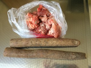 The pig is spinal the practice measure of boiling water of yam old fire 1