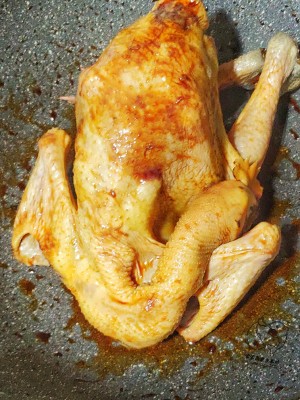 The practice measure of the lotus leaf chicken of simple faint scent 4