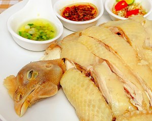 The practice measure that white behead chicken cuts chicken in vain 13
