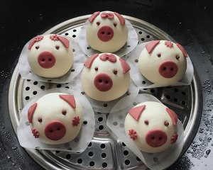 The practice measure that sweetened bean taste of bud pig yoke includes 10