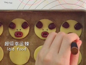 新年の小麦粉 ishing is stereo is the practice measure of the biscuit of little red pig 14 