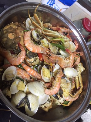 The practice measure of Bao of shrimp crab chicken 10