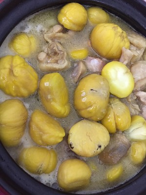 The practice measure of chestnut Bao chicken 5