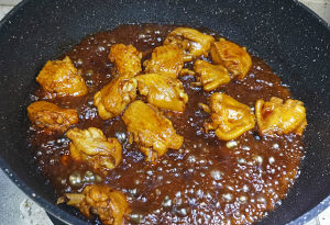 In wing of chicken of braise in soy sauce (tasty of the wing in chicken boils a law) practice measure 3