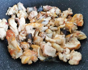 The practice measure of chicken of stew of dried bean milk cream in tight rolls 4