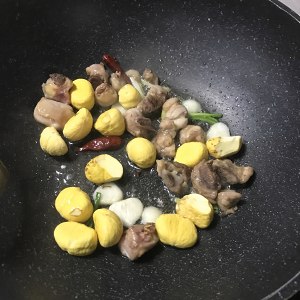 ? ? Chinese chestnut chicken: The Bao dish of super and super go with rice? ? practice measure 5