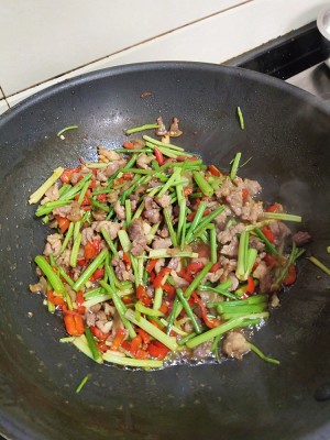 Sweet Qin fries dish of go with rice of fleshy the daily life of a family! practice measure 8