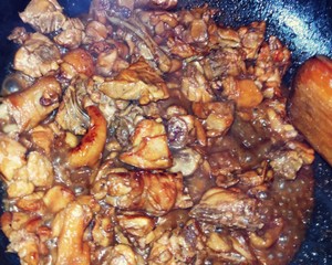 The practice measure of chicken of beer yellow stew 4