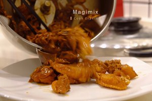 The practice measure of chicken of stew of Magimix · sanded ginger 7