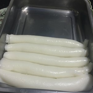伝統的な豚の腸の模造ピンク（香港はソース腸を混ぜたソース）練習対策4