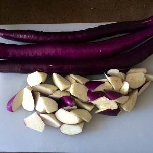 The practice measure of oily stew aubergine 1