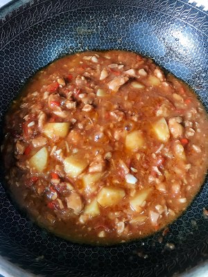 The practice measure of oily stew chicken 14