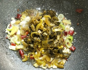 Fish of pickled Chinese cabbage of the daily life of a family (Ba Sha fish) practice measure 16