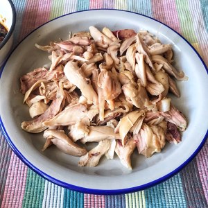 Ruthless method of hemp of quick worker dish rips chicken (saliva chicken) practice measure 4