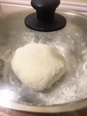 豚のおいしい緑の揚げ生地ケーキの実践対策 lard bake in a pan 7 