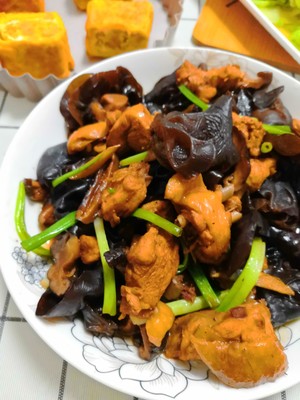 The practice measure of chicken of stew of agaric Xianggu mushroom 5