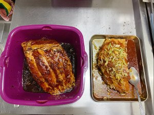 The practice measure that costal region of the pig of day Han gust that bake discharges 2