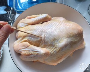 The practice measure of chicken of stew of electric rice cooker 2