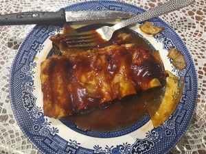 The practice measure that forces a Ribs without the pig of oily healthy _ that bake 4