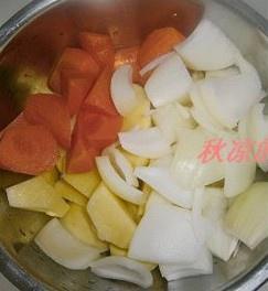 The practice measure of curry potato beef 6