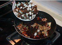 ご飯と一緒に神の道具--- よくスモーク豆腐8 