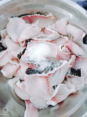 本物の漬け白菜の魚（魚の肉のスライスは柔らかいスリップ弾力がある）練習対策8