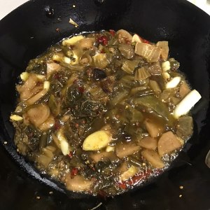 The practice measure of chicken of pickled Chinese cabbage 6