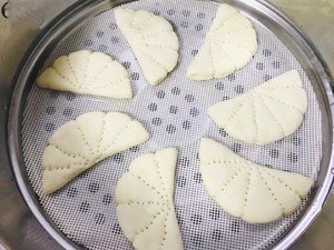 Lotus leaf steamed bread (add way of stuffed of liver mosses of ground meat garlic) practice measure 8