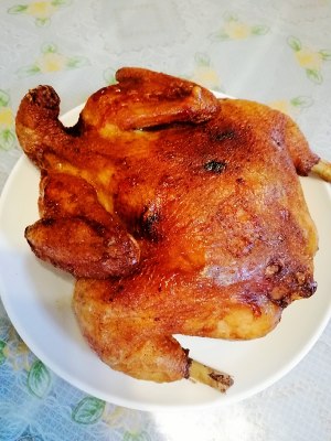 Chicken of the simple and delicious crackling that bake, the practice measure of the complete chicken such as party christmas day 6