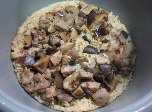 議事録3の美しい滞在の豚の太ももの肉のシチューの食事の練習対策