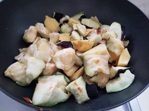 Stew aubergine tomato patch - the practice measure of dish of go with rice of northeast soul of yellow Lei edition 2