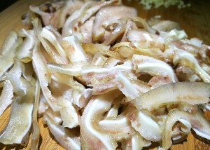 練習対策 赤い油っぽい豚の耳の4 
