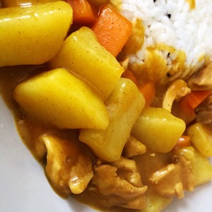 Little oil does not have salt the practice measure of full-bodied curry chicken 10