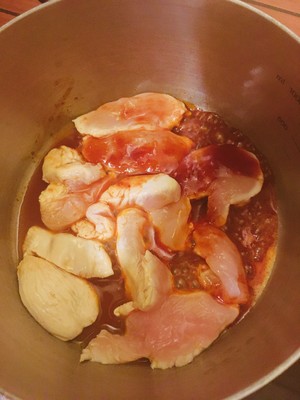 The practice measure with hot handy chicken of type of the Han that do not have oil 4